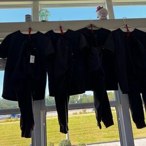 Mens Figs Charcoal Set of 4